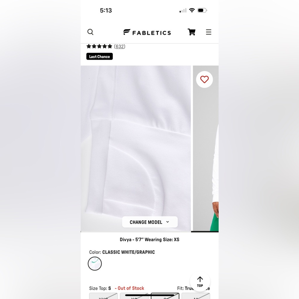 Fabletics Phoenix Half Zip Mid Layer Size Medium - image 5